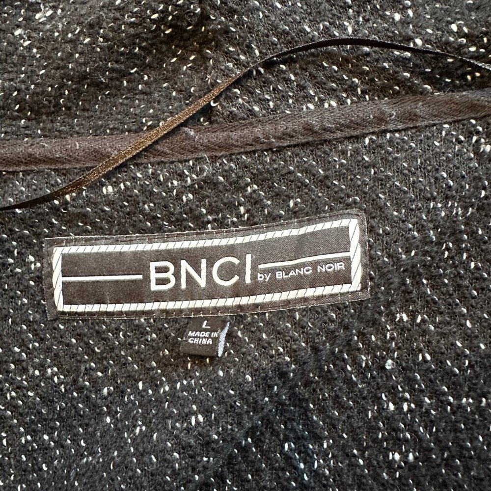 BNCI by Blanc Noir Open Swing Cardigan Sweater Large - Picture 6 of 8